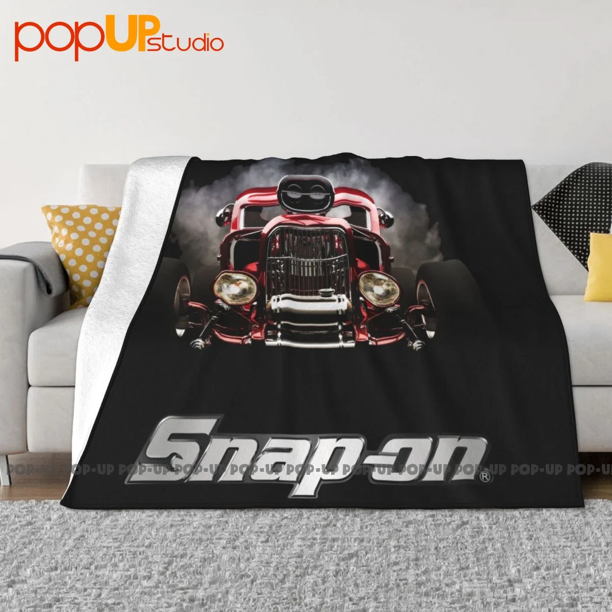 Snap On Tools P-377 Blanket Casual New Style Super Soft Bedding Travel Decorative Sofa