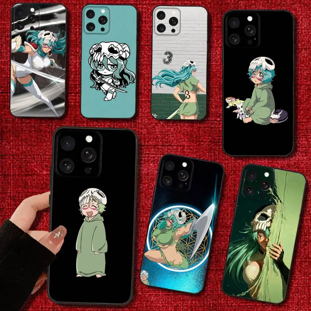 

B-BleachS N-Nelliel Phone Case For iPhone 16e,16,15,14,13,12,11,Pro,X,XS,Max,XR,Plus,Mini Soft Black Cover