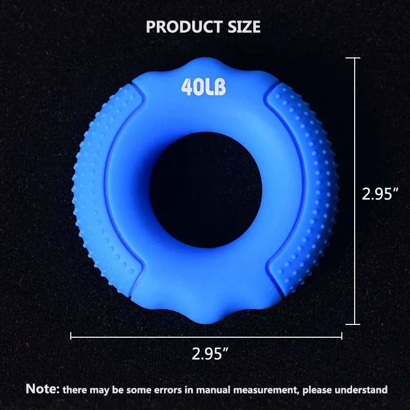 Silicone dedo prendedor 40lb/60lb/80lb/100lb mão resistência emocionante anel dedo antebraço instrutor pow exercício expansor carpo