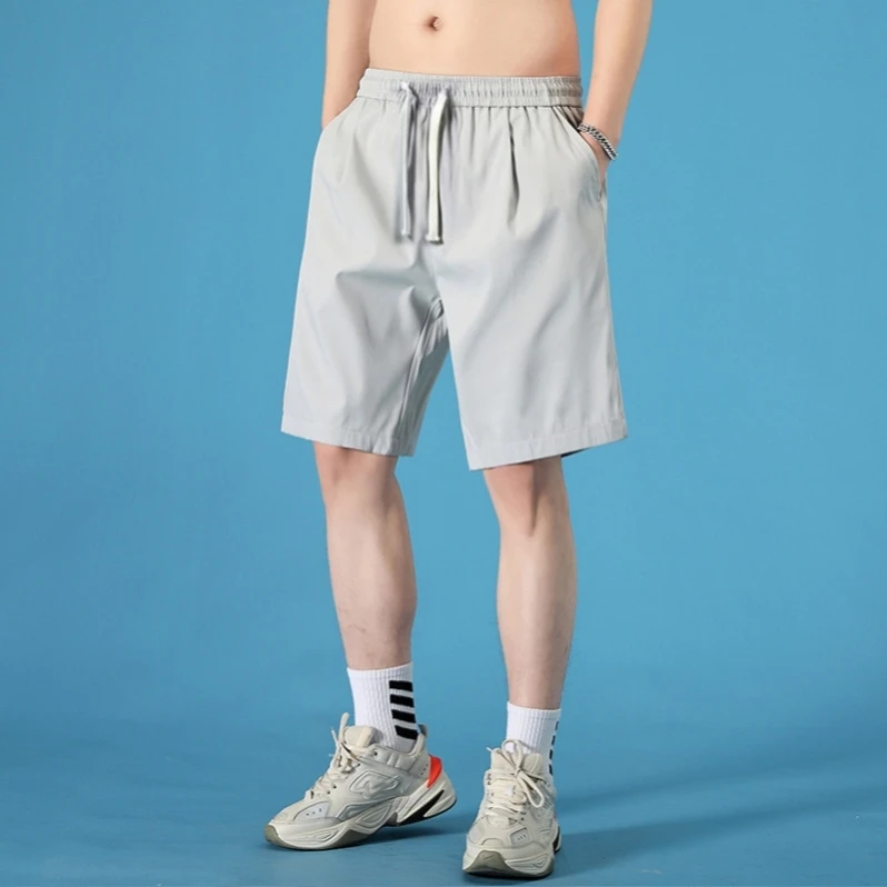 Summer Outdoor Invisible Zipper Open Crotch Casual Shorts Pants for Men Couples Sexual Bottoms