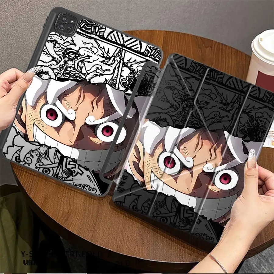 

Чехол-подставка One Piece для планшетов iPad Air 4, 5, M3, M2, 1, 2, M4, 11 дюймов, Pro 2025, Mini 6, 7, Pro 11th, 10th, 9th, 8th, 7th, 12.9 дюймов