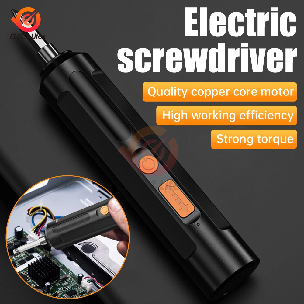 Electric Screwdriver Battery Rechargeable Cordless Screwdriver Powerful Impact Wireless Screwdriver Drill Electric Screwdriver