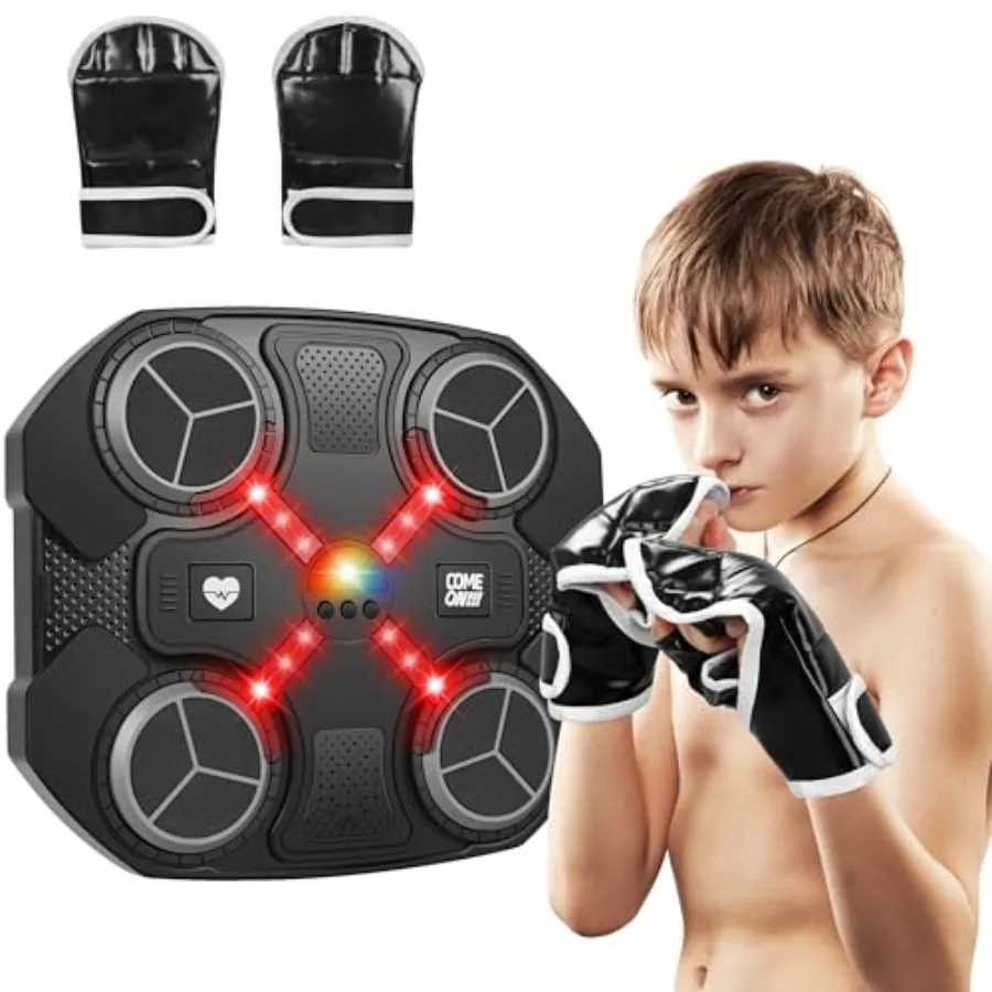 

Wall Mounted Bluetooth Smart Punching Target for and Adults Music Boxing Machine Sport Toy with Training Pad and Boxing Glove I