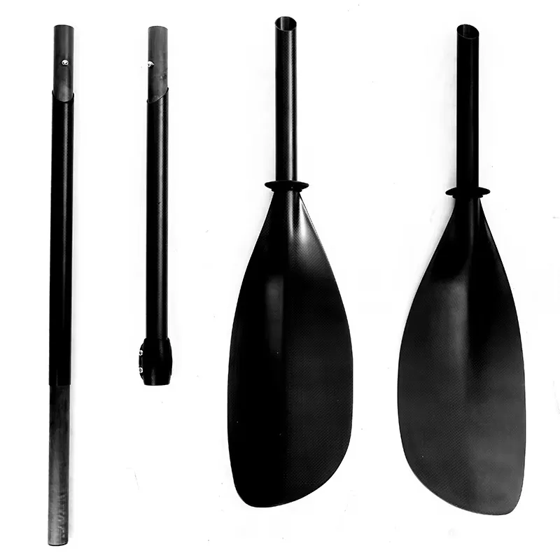 Ultra Light Full Carbon Fiber Kayak Paddle 45° Shaft Connection Length Adjust 4 Sections Portable Sea Water Surfing