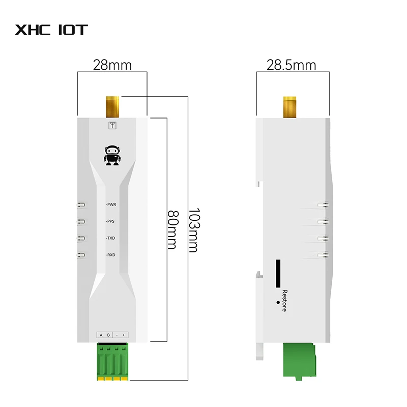 

Многорежимный модуль позиционирования GNSS BDS/GPS/GLONASS/QZSS/SBAS RS485 DC 5-24V ModBus RTU Industrial Grade XHCIOT EWD108-GN Series