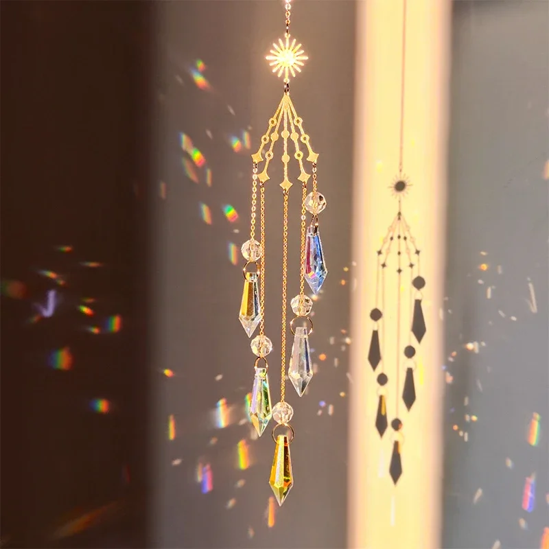 

Cosmic Themed Crystal Pendant Suncatcher Galaxy Sun Catcher Rainbow Light Spot for Room Balcony Window Christmas Tree 1pcs2026