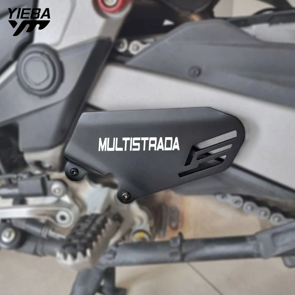 FOR DUCATI MULTISTRADA V4 S Performance 2021-2022-2023 Motorcycle Footrest Heel Plate Foot Pedal Guards Foot Peg Heel Protector