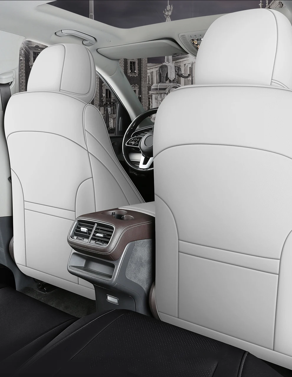 2025 Neue Maßanfertigung für Hyundai Tucson 2024 Autositzbezüge Komplettset Langlebiges Qualitätsmaterial 360° Vollständig Bedecktes Nappaleder – Detail 13