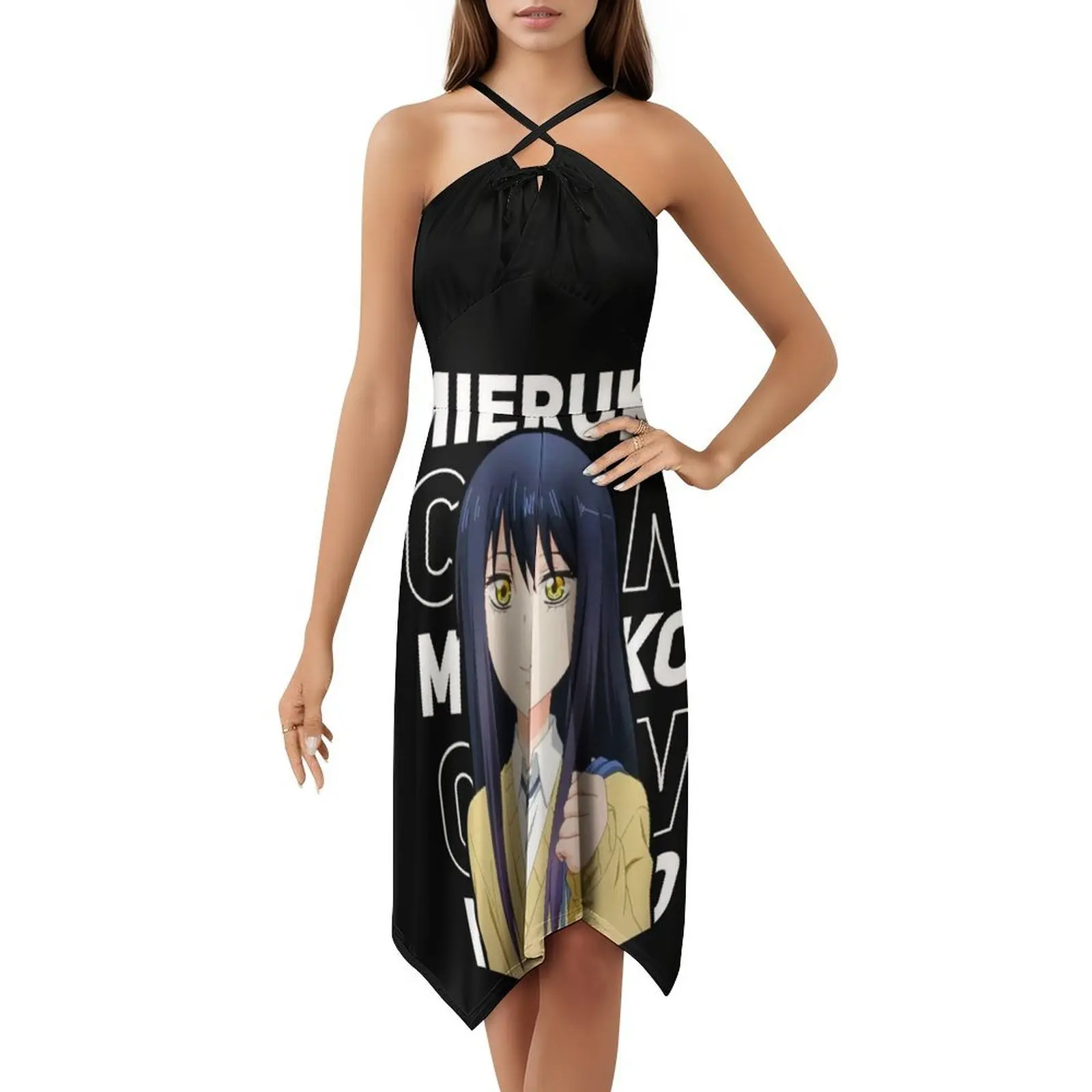 فستان Mieruko Chan البوهيمي العتيق بأكمام منتفخة أو خيارات بدون أكمام للنساء فستان أنيمي Mieruko Chan Manga Mieruko Chan #5