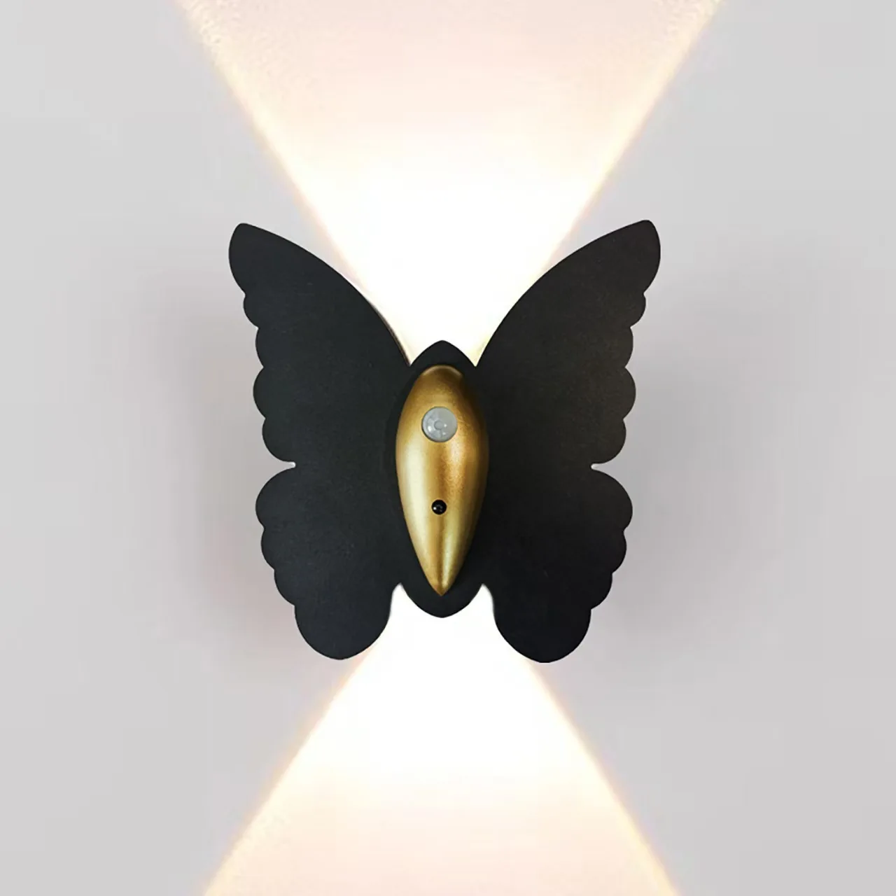 

Butterfly LED Rechargeable Motion Sensor Wall Lamp No Drill Magnetic Wireless Night Light for Bedroom Bathroom Hallway Decor