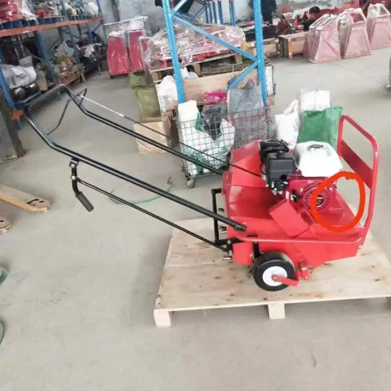 Lawn punching machine, garden maintenance, soil loosening property, hand-pushed grass root ventilation drilling machine