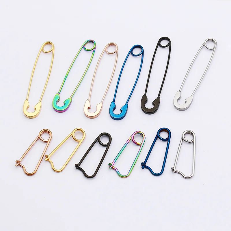 1PC Stainless Steel Push Back Stud Earrinngs For Men Women Brief Pin Design Korean Japean Style Multi Colors For Choose
