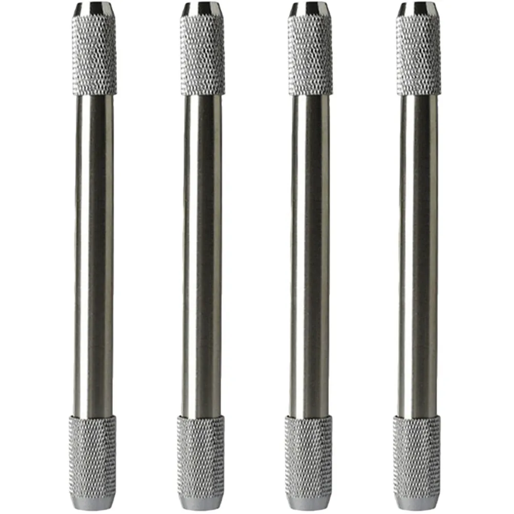 4Pcs Metal Pencil Extenders Long-Lasting Portable Pencil Holder Extender Lengthen Tool for Art School Lengthen Tool