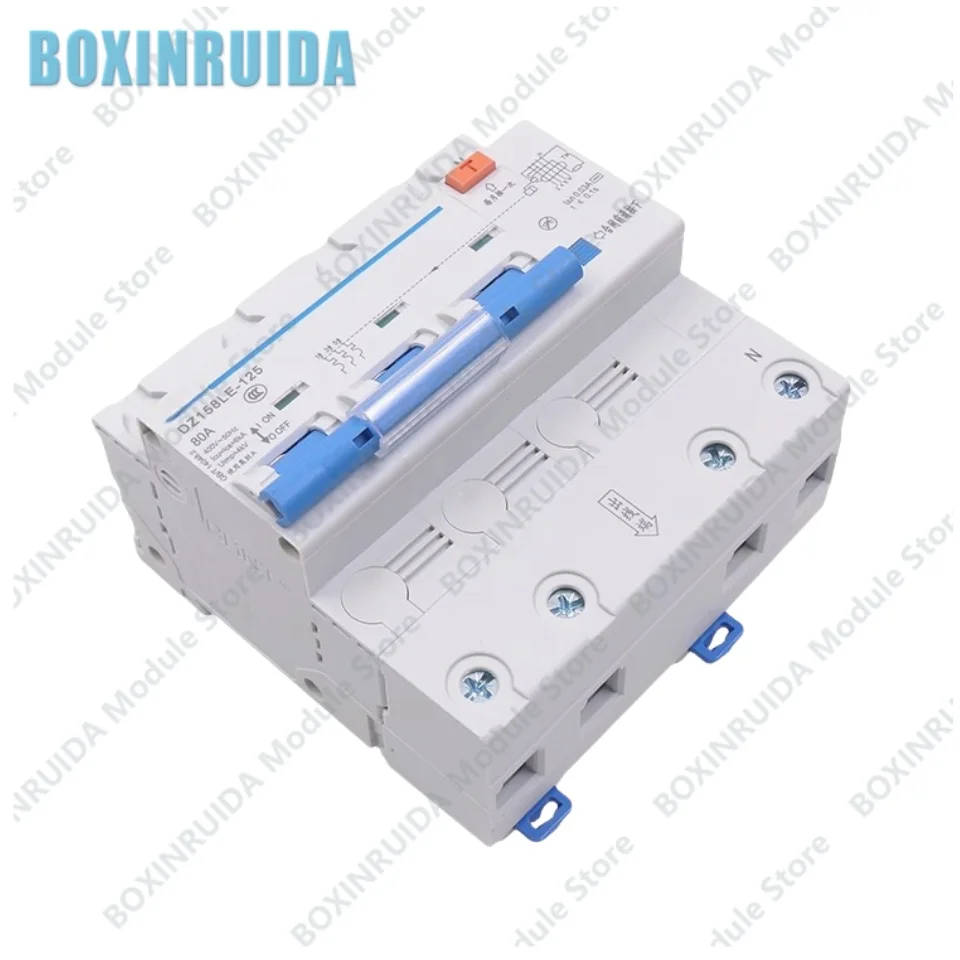 Brand new original Equipped with residual current circuit breaker DZ158LE 3P+N 100A 80A 63A