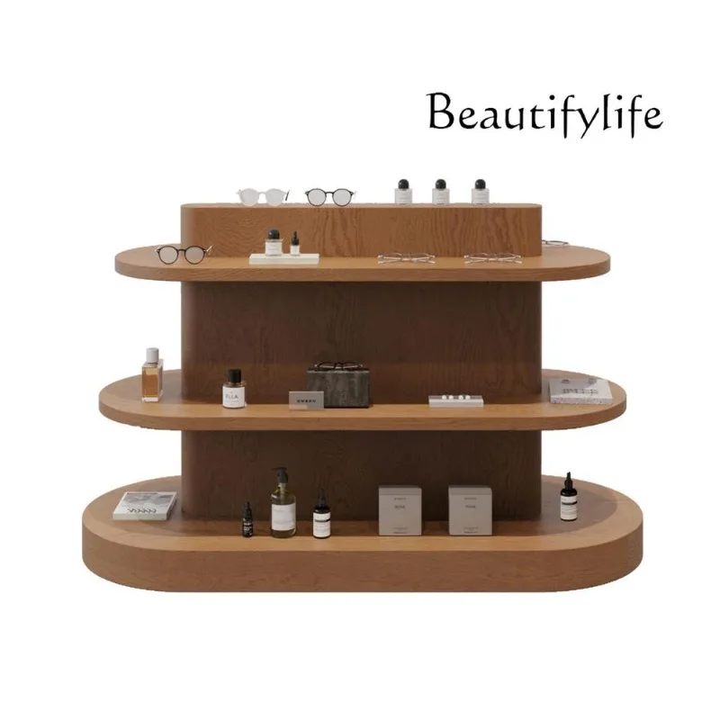 Oval Nakashimadai Glasses Clothing Store Boutique Display Stand Cosmetics Display Cabinet Multifunctional