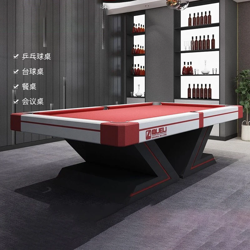 Customized Private Pool Table, Standard Home Multifunctional European American Black Eight Table Table Table