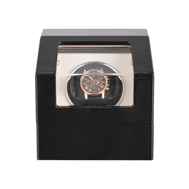 Embers 2023 New Single slot and 2 slots Watch Winder Wooden Shaker Watch Box Smart Operation Luxury