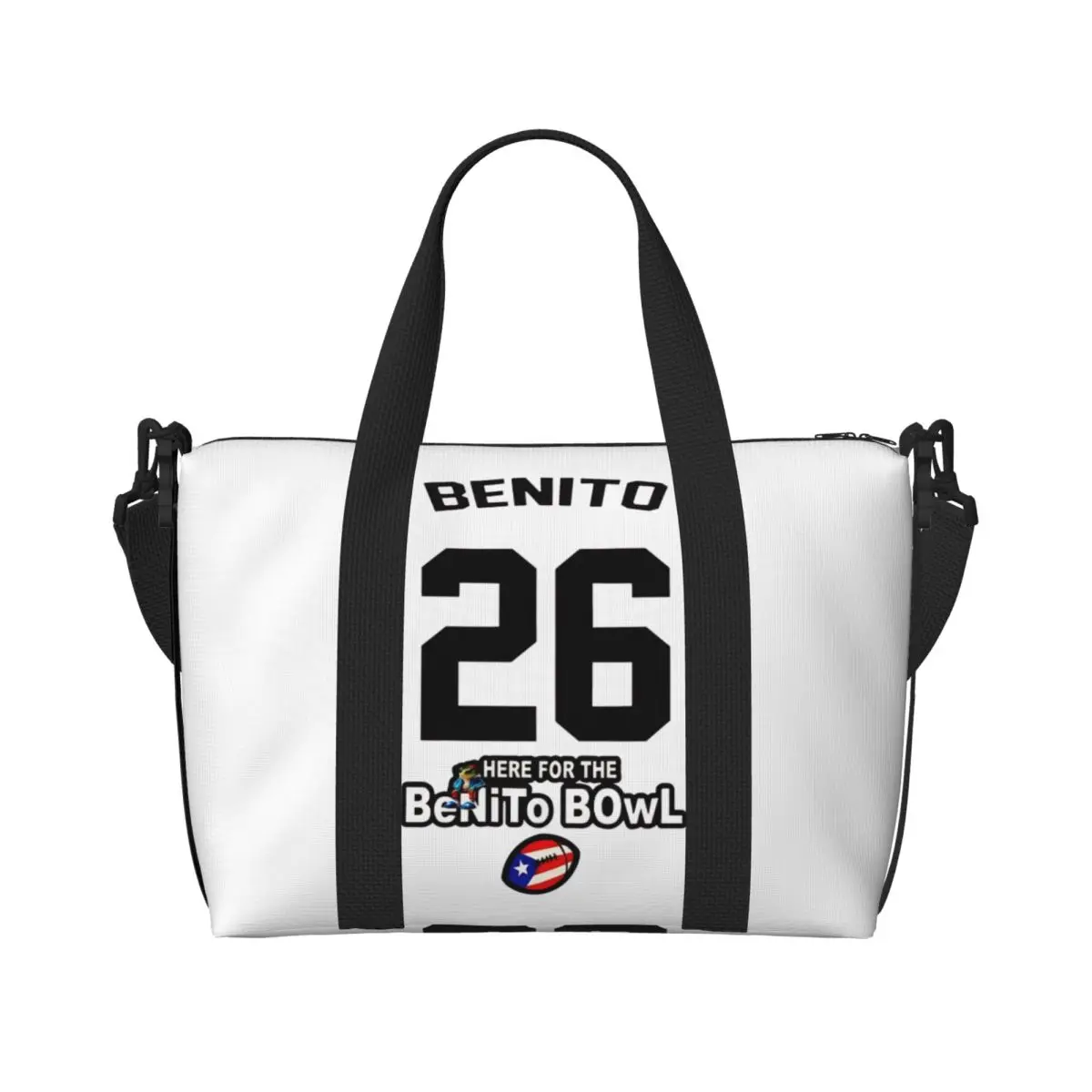 

Сумка для путешествий Bad Bunny Benito Number 94 LX, спортивная сумка большой вместимости, полиэстеровая сумка для спортзала с принтом для пар, забавная сумка для фитнеса