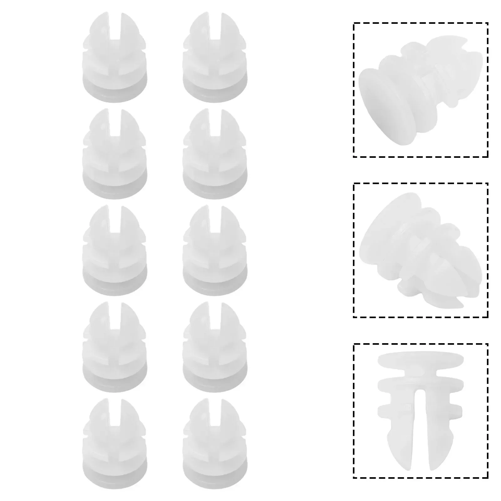 Clips RETAINERS 10pcs ABS Car Accessories Fasteners Practical Replacement 092696-00-B FOR TESLA MODEL 3 2017 UP