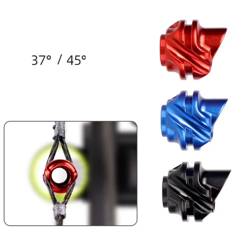 Archery Peep Sight 37/45 Degree Aluminium Housing Bow and Arrow Target Compound Bow Hunting Shooting Accessories