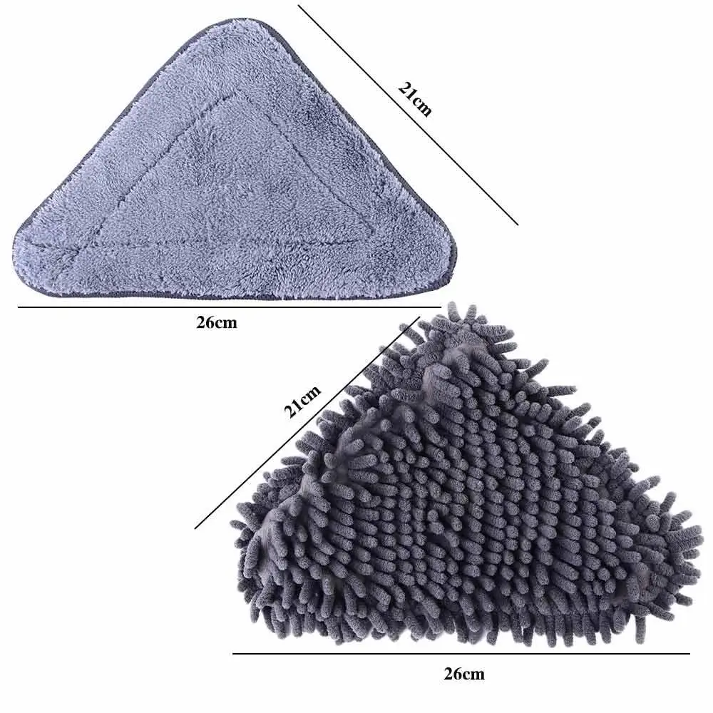 Gąsienicowa trójkątna szmata Mop do kurzu wymienne nakładki na głowę zamiatają płaskie czyste szklane narzędzie do mycia podłóg