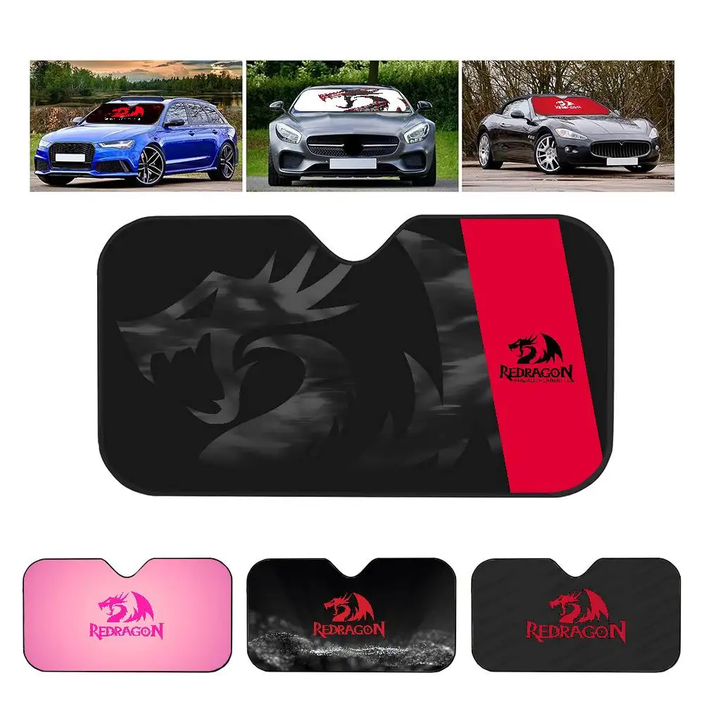 R-Redragon Car Sunshade Window Self-priming Heat Insulation Inside Electrostatic Adsorption Side Curtain Privacy Car