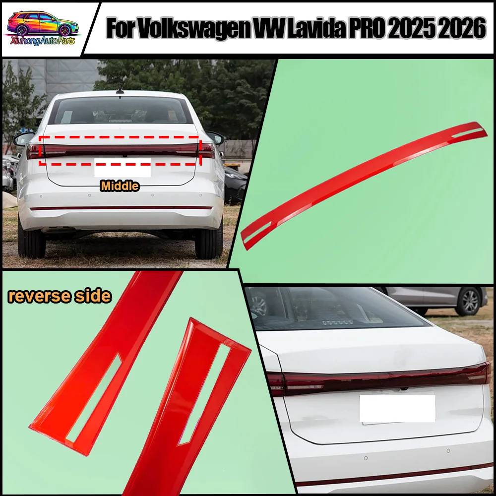 

Through Tail Light For Volkswagen VW 2025-2026 Lavida PRO Car Tail Lamp Cover Brake Lights Shell Taillight Lens Plexiglass
