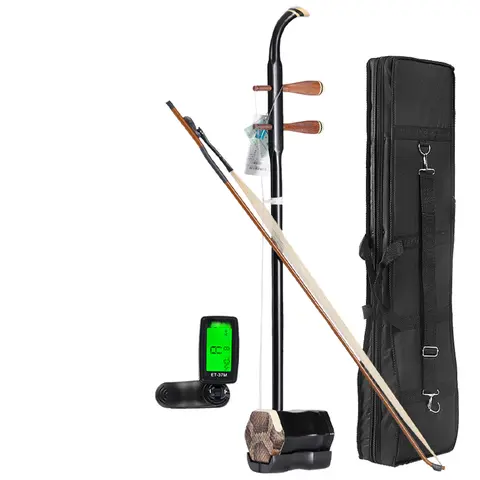 Erhu 악기 초보자 연주 붉은 백단향
