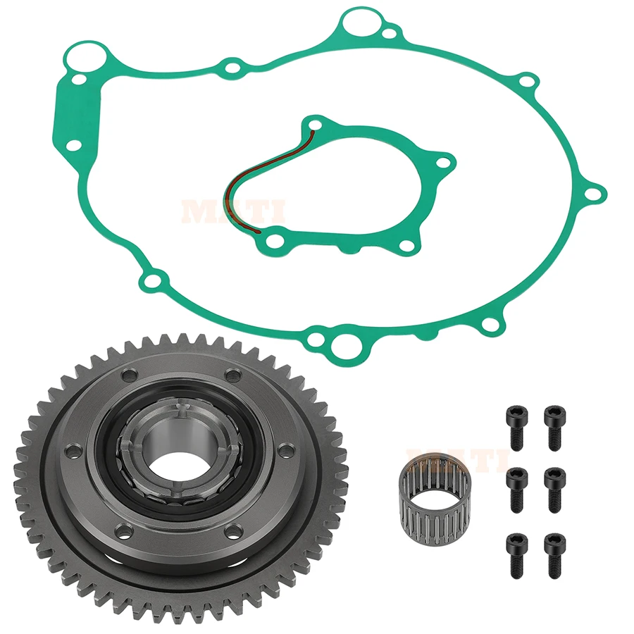 M MATI Fit for 2001 2002 2003 Yamaha Raptor 660 YFM660R Starter Starting Clutch One Way Gear Bearing Gasket Kit 5LP-15590-00-00
