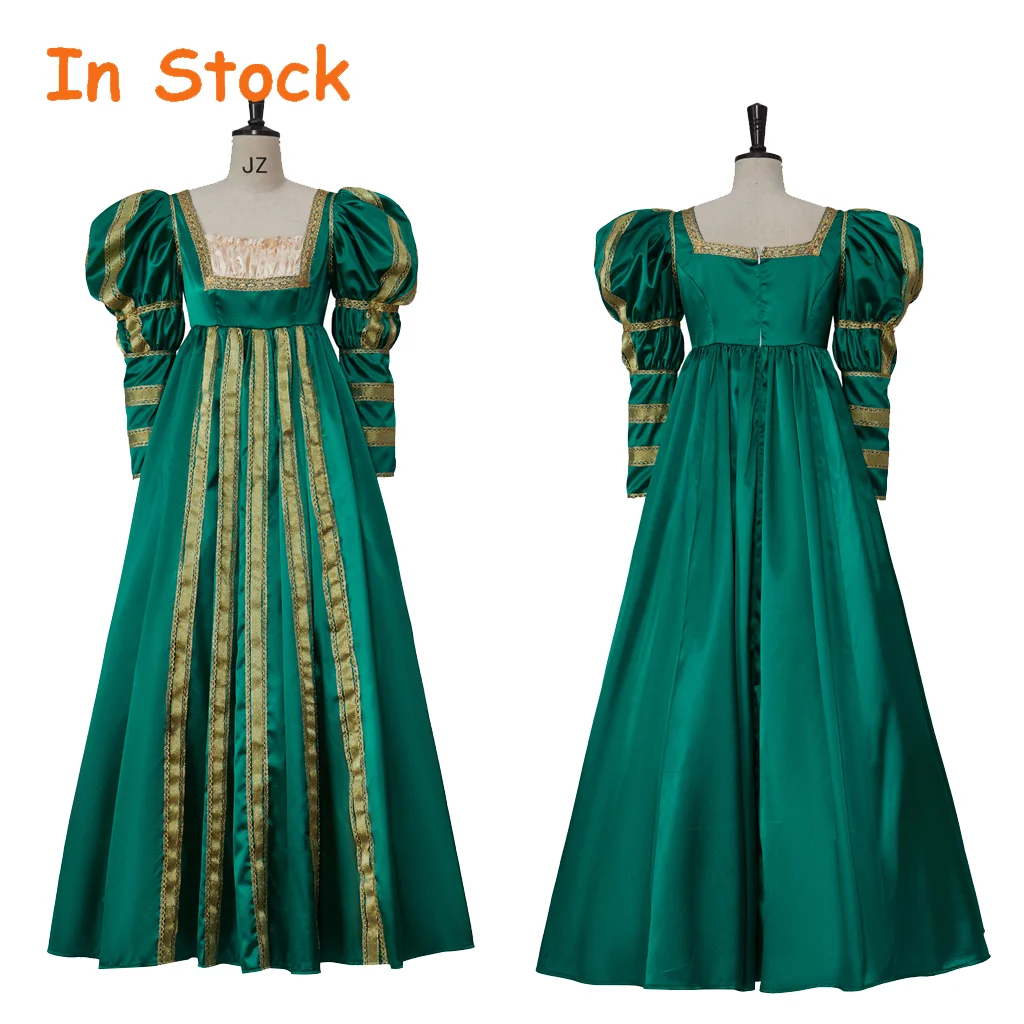 

In Stock Lucrezia Borgia Cosplay Italian Renaissance Alexander Vi Costume Dress High Waist Ball Gown Tea Party Dresses