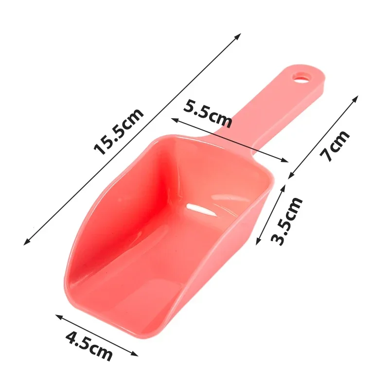 Plastic Shovel Scoop Bar Candy Scoop Round Bar Pub Home Ice Cubes Spice Candy Flour Nut Scoop Spoon Wedding Buffet Kitchen Tool