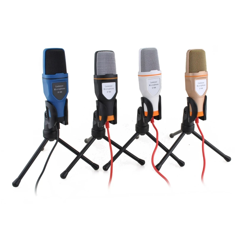 Micrófono condensador USB bajo ruido propio 20CB Grabación instrumento computadora