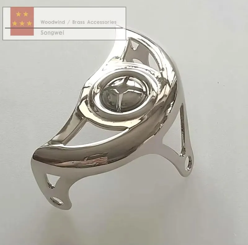 

Защита клавиш для саксофона Alto Eb + винт, никелирование, саксофон, ремонт деревянных духовых инструментов, запасные части, аксессуары