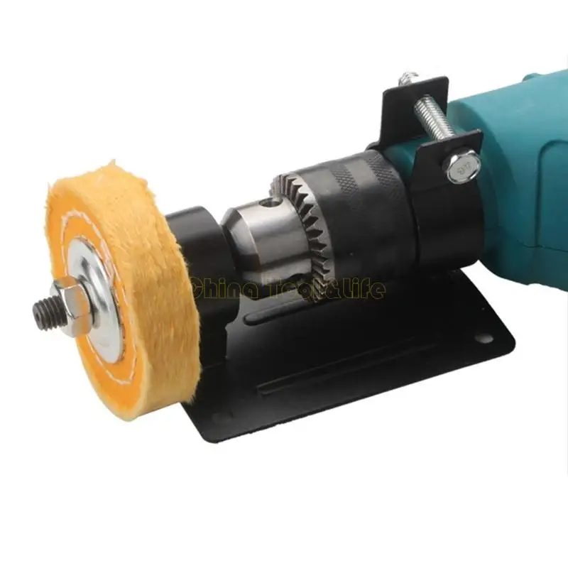 57QF Upgrades Metal Polish Grinder Machine Sander Conversion Head Grindstones Polishing Grinding Wheel Grinder Sanding Wheel
