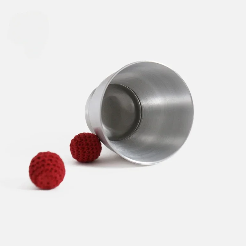 

Алюминиевая чашка для измельчения (большого размера, серебра) Волшебные трюки Роскошная чашка с широким горлом и шарики Крупным планом Волшебный реквизит Магнитная иллюзия Magica