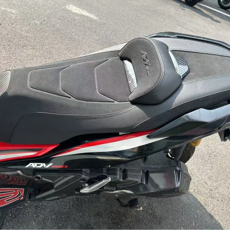 Suitable for 19-22 ADV150 Modified Seat Cushion Assembly, Comfortable Backrest Seat Bag Motorcycle Seat Bag
