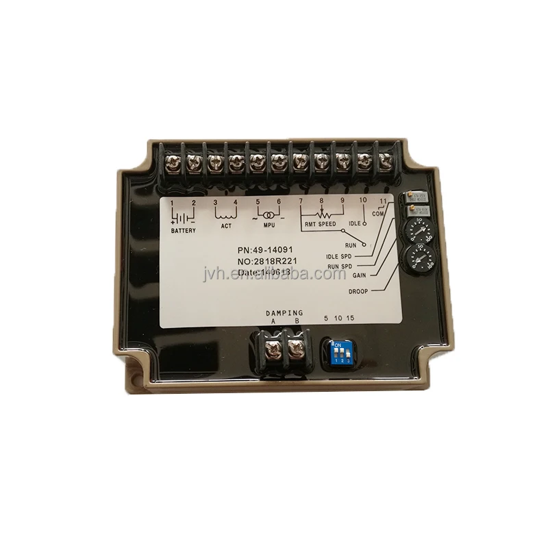 Diesel Generator K19 Marine Engine Parts Speed Controller EFC 4914091 For Cummins