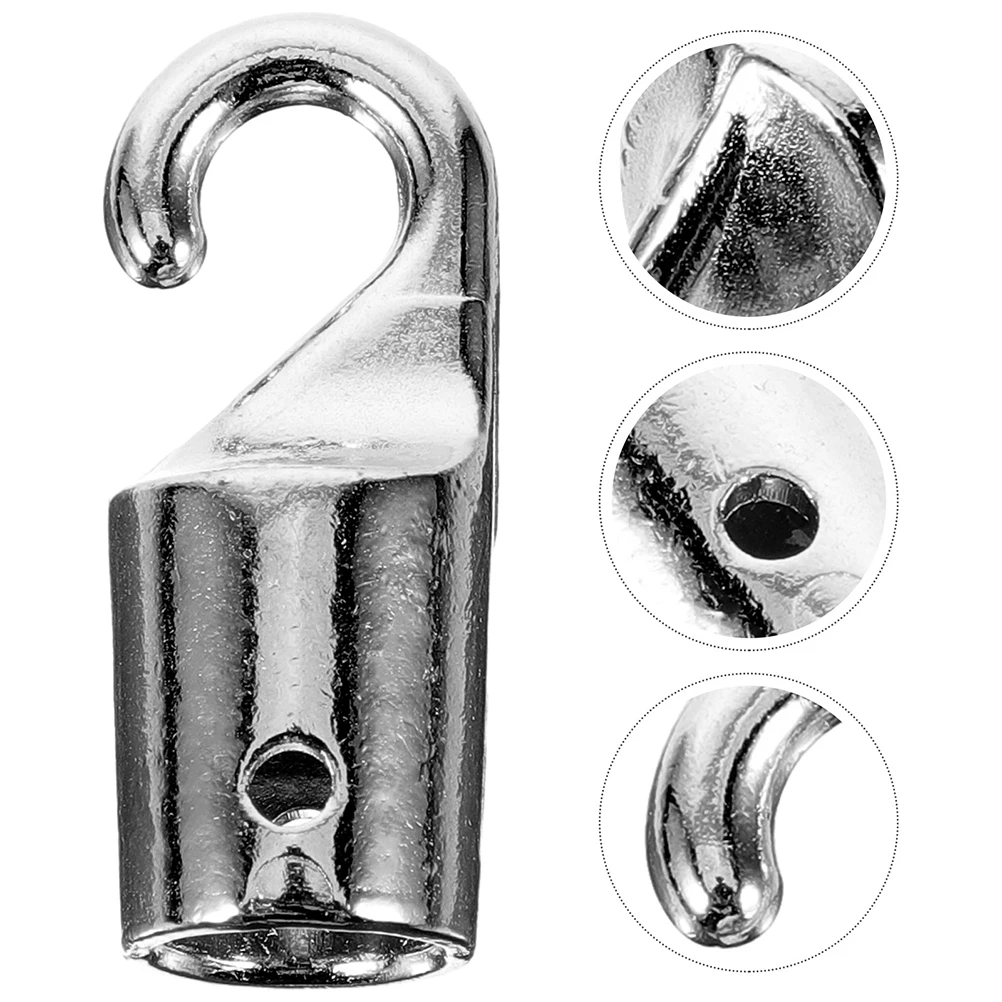 

2 pcs Blinds Wand Replacement Hook Alloy Easy Installation Smooth Surface Sleek Design Versatile Use Home Office Hotel