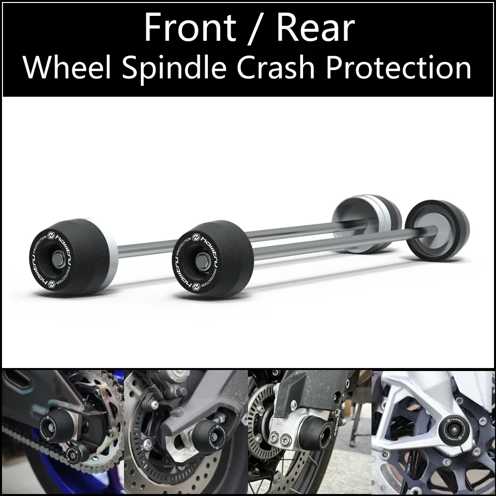 Front Rear wheel Spindle Crash Protection For Ducati DesertX 2022-2023