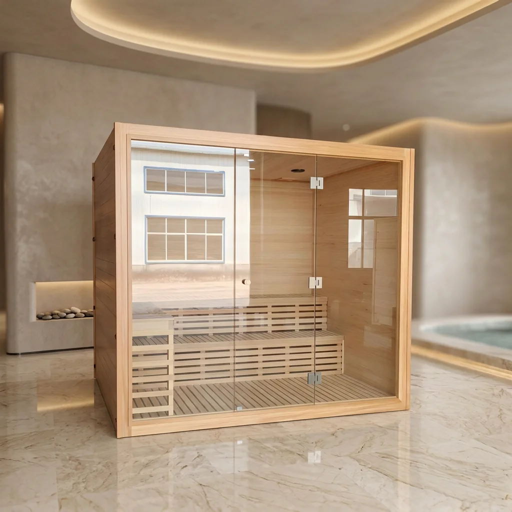 ห้องซาวน่าแบบดั้งเดิมสไตล์ฟินแ - Villa Wellness Spa บทวิจารณ์และราคา
