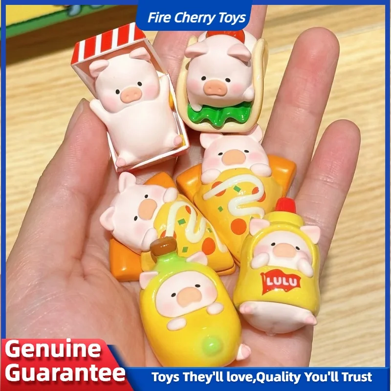 

Горячая новинка, оригинальная серия Lulu The Piggy для пикника, слепая сумка, кавайные настольные украшения, подарок для девочек, модные игрушки, милые коллекционные предметы