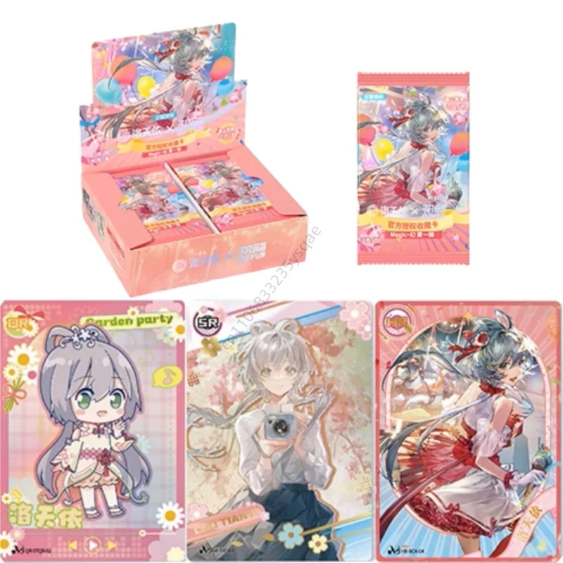 

Подлинная карта Luo Tianyi Magic Series, виртуальная певица, идол, ограниченная серия, аниме, коллекция периферийных устройств, карты, игрушки, подарки