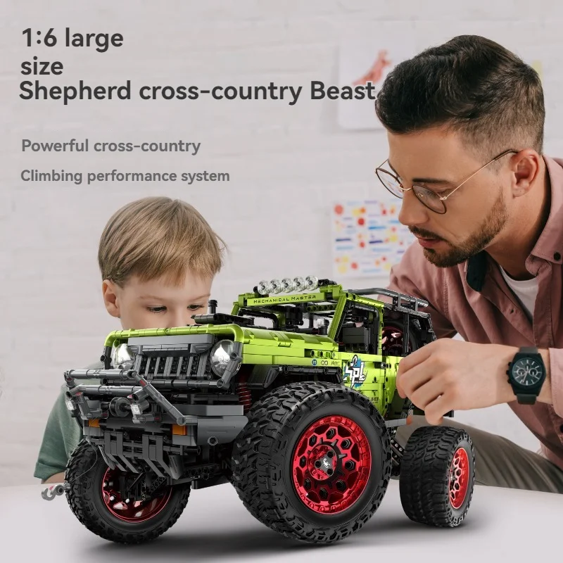 Tecnico Auto APP Telecomando 1:6 Arrampicata Buggy Building Blocks Fuoristrada Mattoni Giocattoli Per I Ragazzi Set Moc Modello Regali