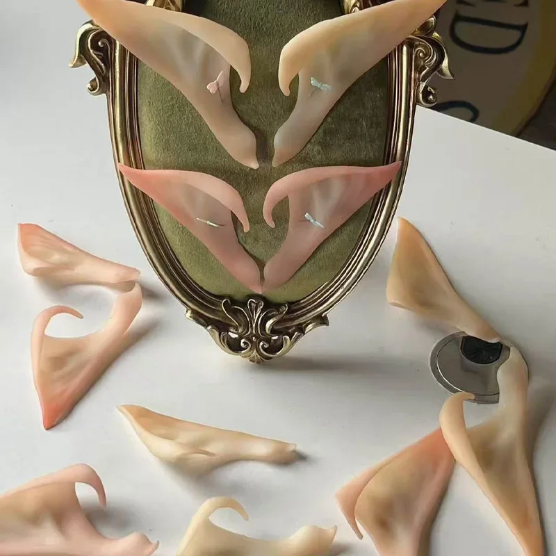 

Горячая новинка: Реалистичные остроконечные уши эльфа из мягкого латекса для косплея по аниме Frieren. Аксессуары для любителей косплея на Хэллоуин. Игрушка.