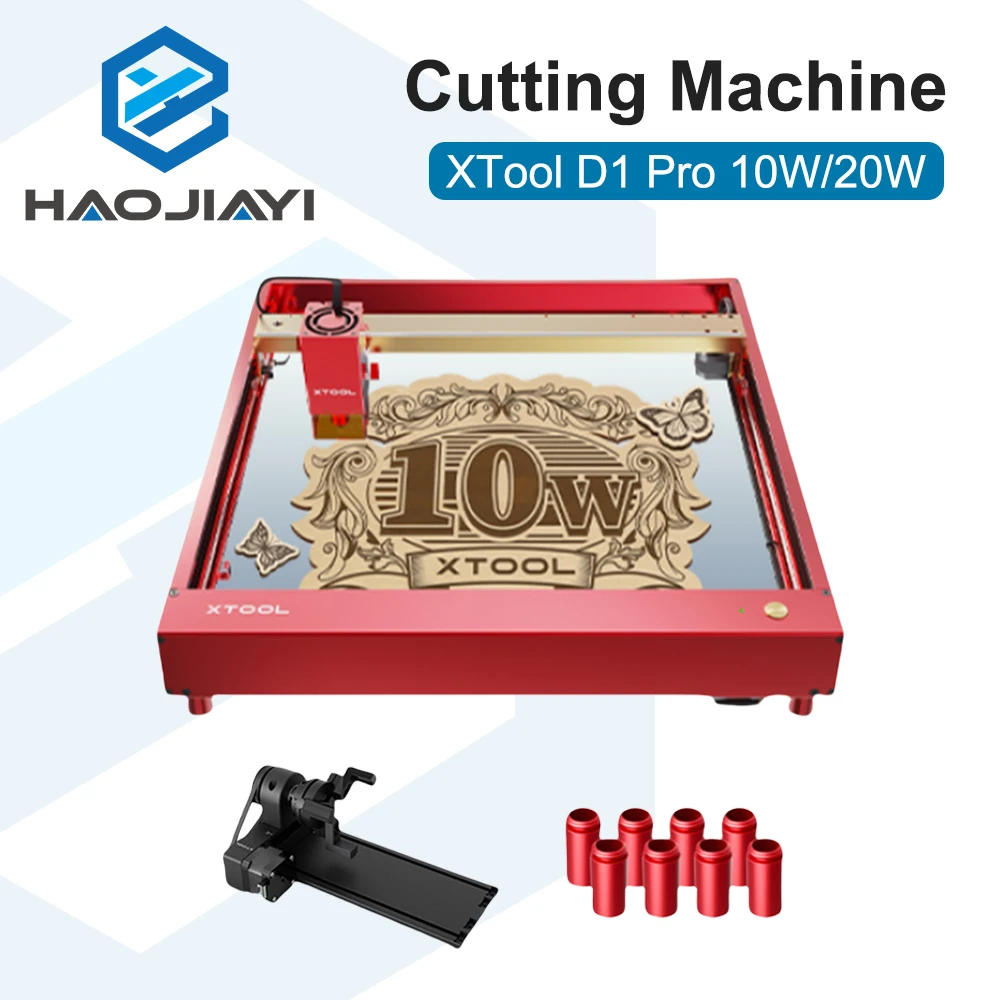 

HAOJIAYI 5w/10w XTool D1 Pro Fully Automatic Small Woodworking Lettering for Laser Marking Leaf Carving Laser Engraving Machine