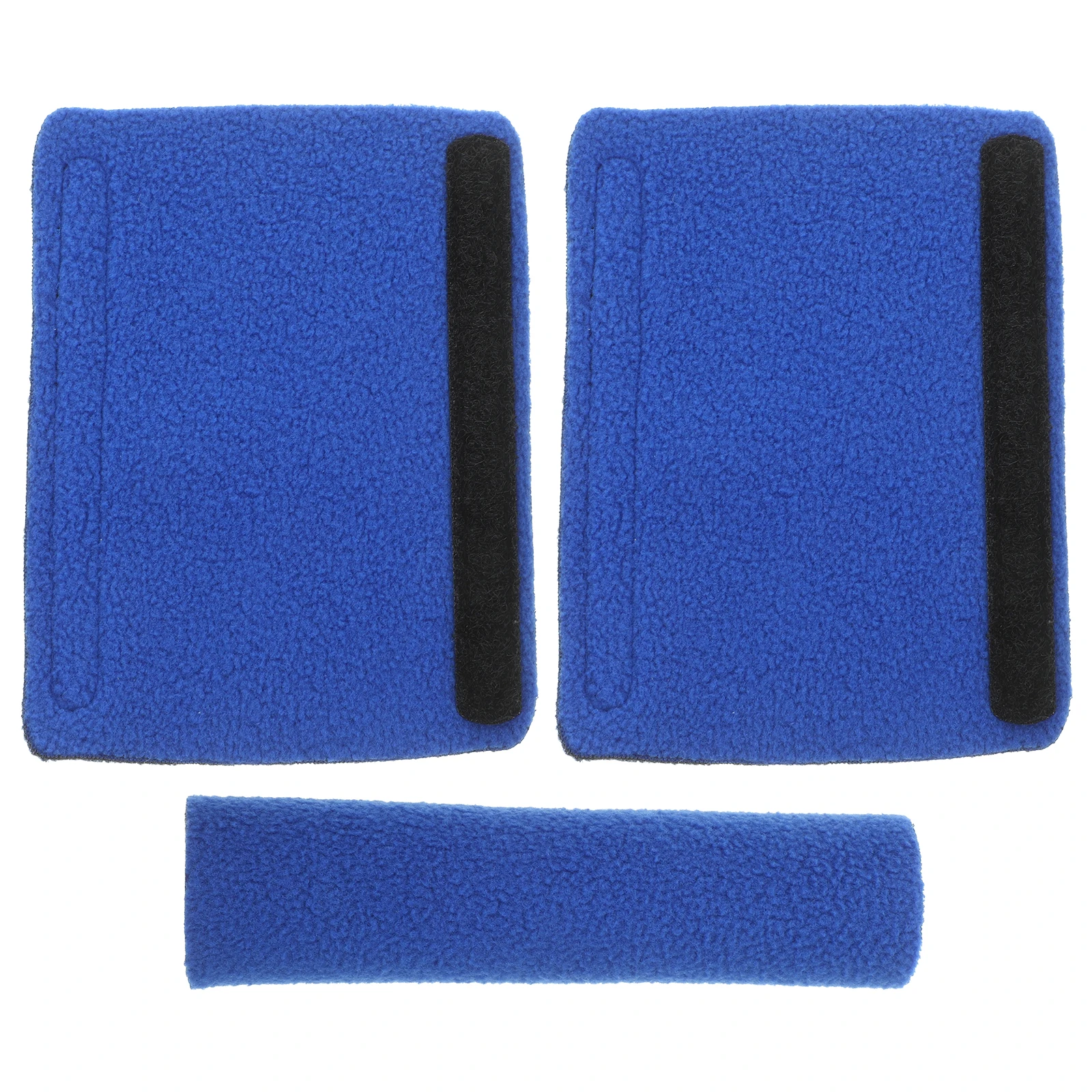 

4pcs Mask Face Cushion Soft Cloth Padding Cpap Strap Covers Anti-pressure Marks Non-slip Cover Reusable Washable Blue