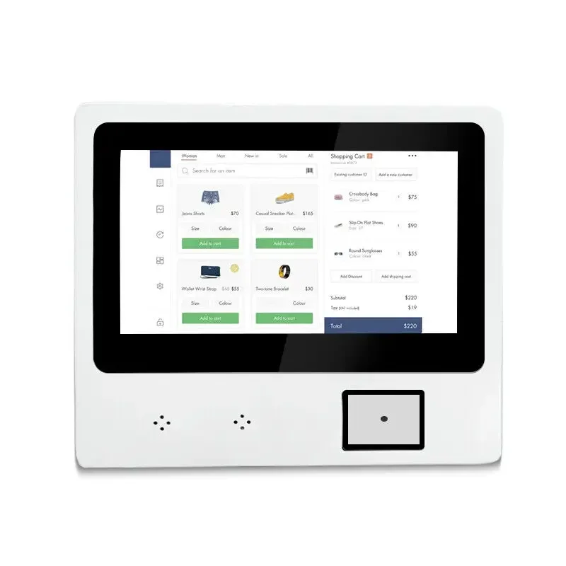 Touch Price Checker Kiosk with Barcode QR Code Scanner Wall Mount Factory New
