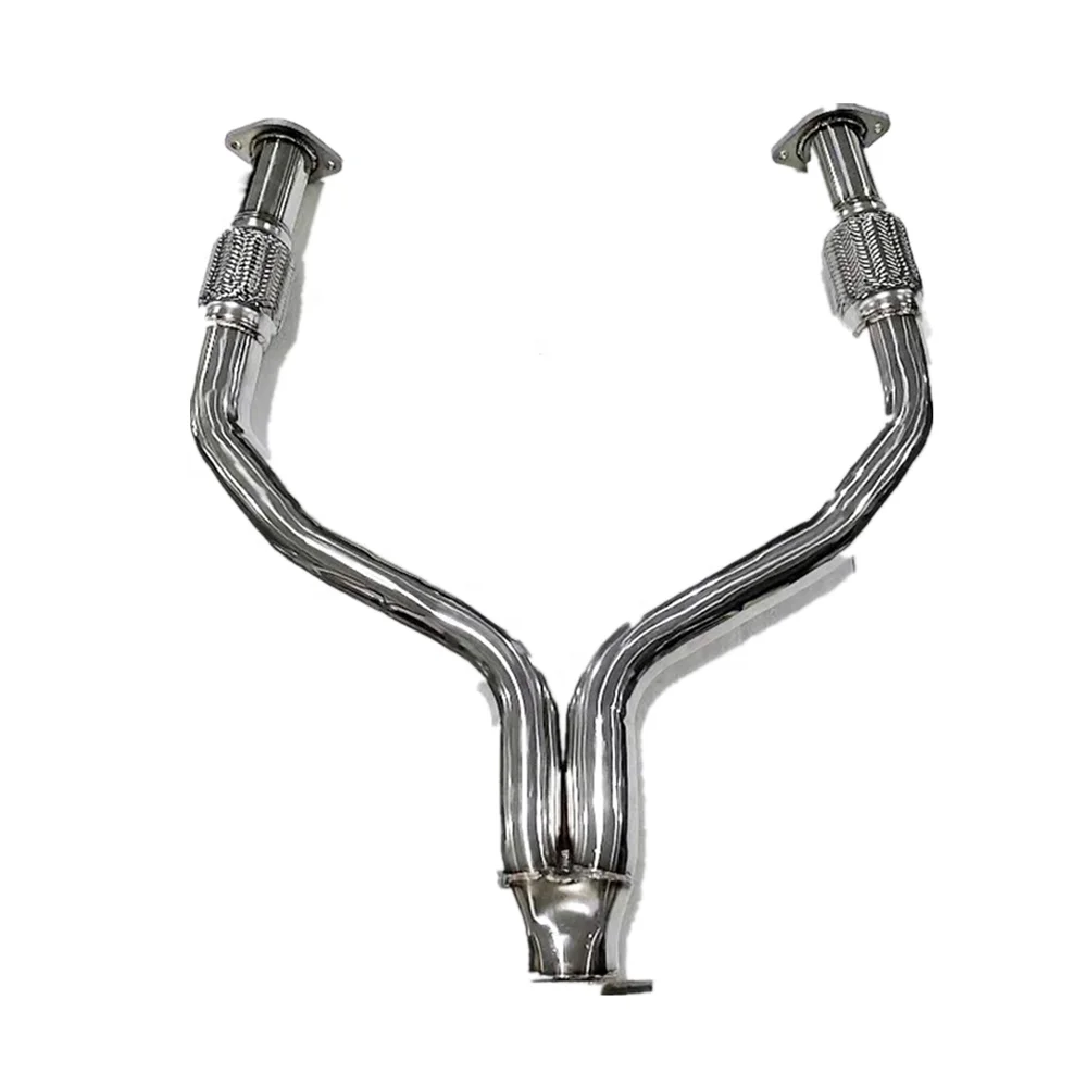 

Brand New Automotive Modification Exhaust Pipe Downspout For Nissan 370Z Z34 VQ37VHR 2009-2014 For Infiniti G37 V36 VQ37VHR 2008