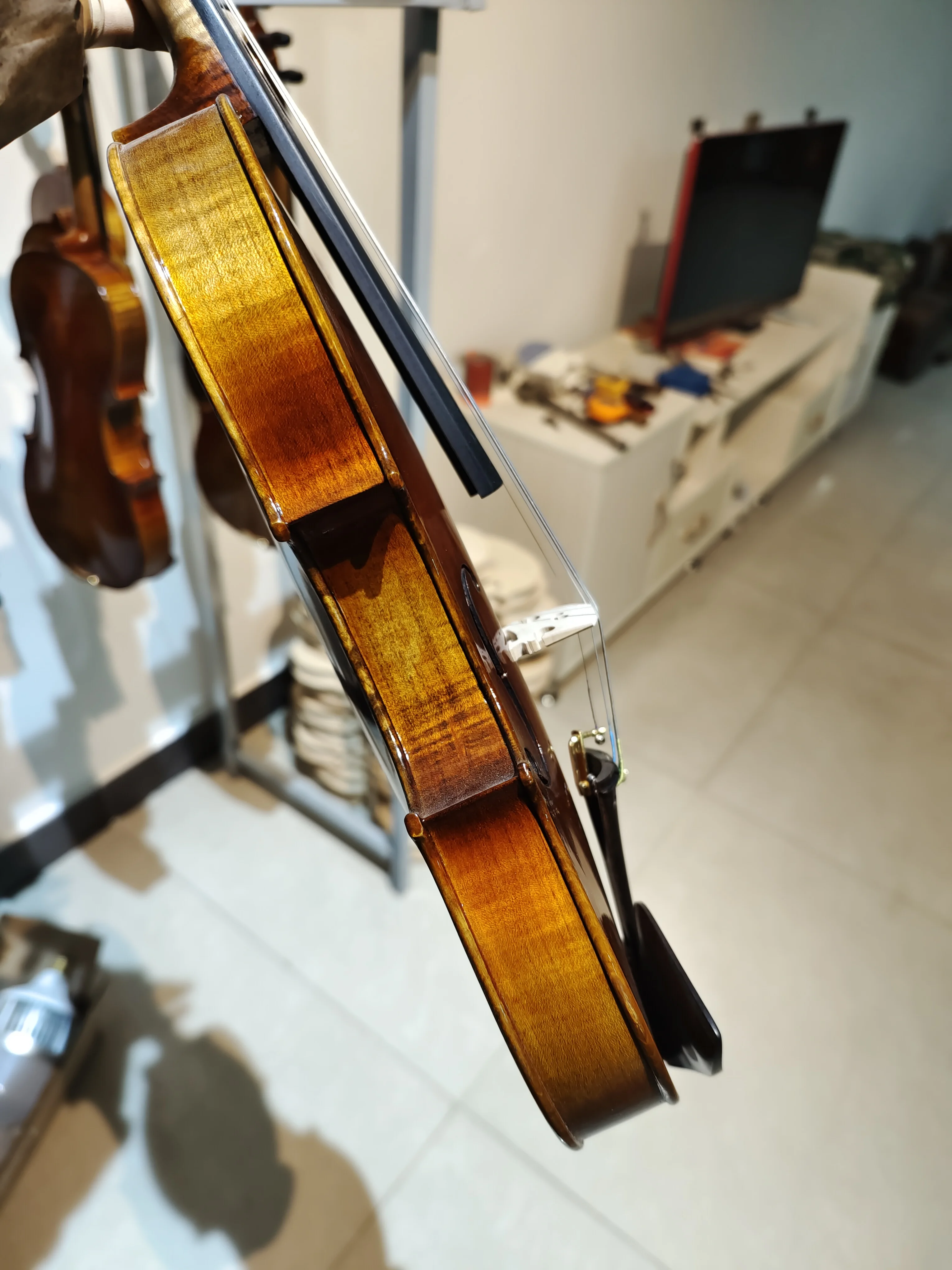 Oil based varnish violino profissional 4/4 Maple Acoustic violin Red Violino student children Musical Instruments With Case