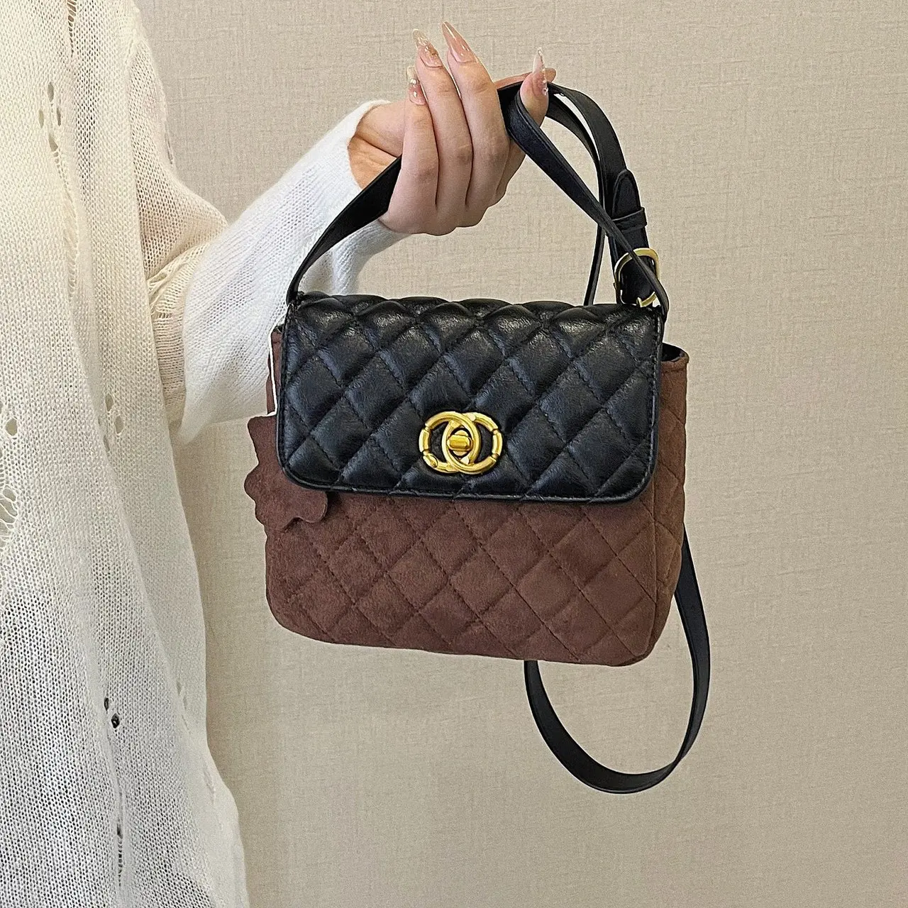 

Luxury Brand Leather Shoulder Bag Messenger Crossbody Handbag for Women By Famous Designer Classic Elegant